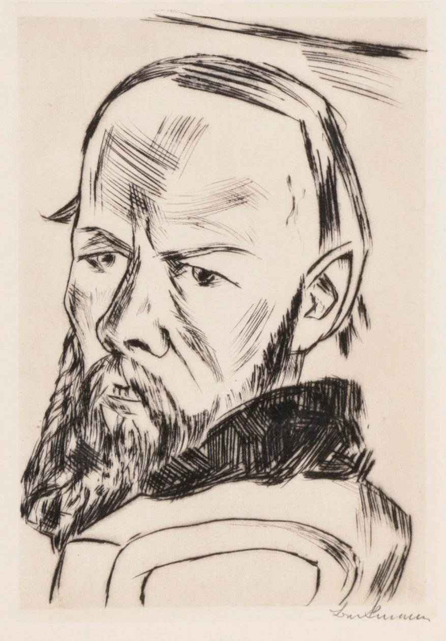 Dostoiévski II, 1921. de Max Beckmann