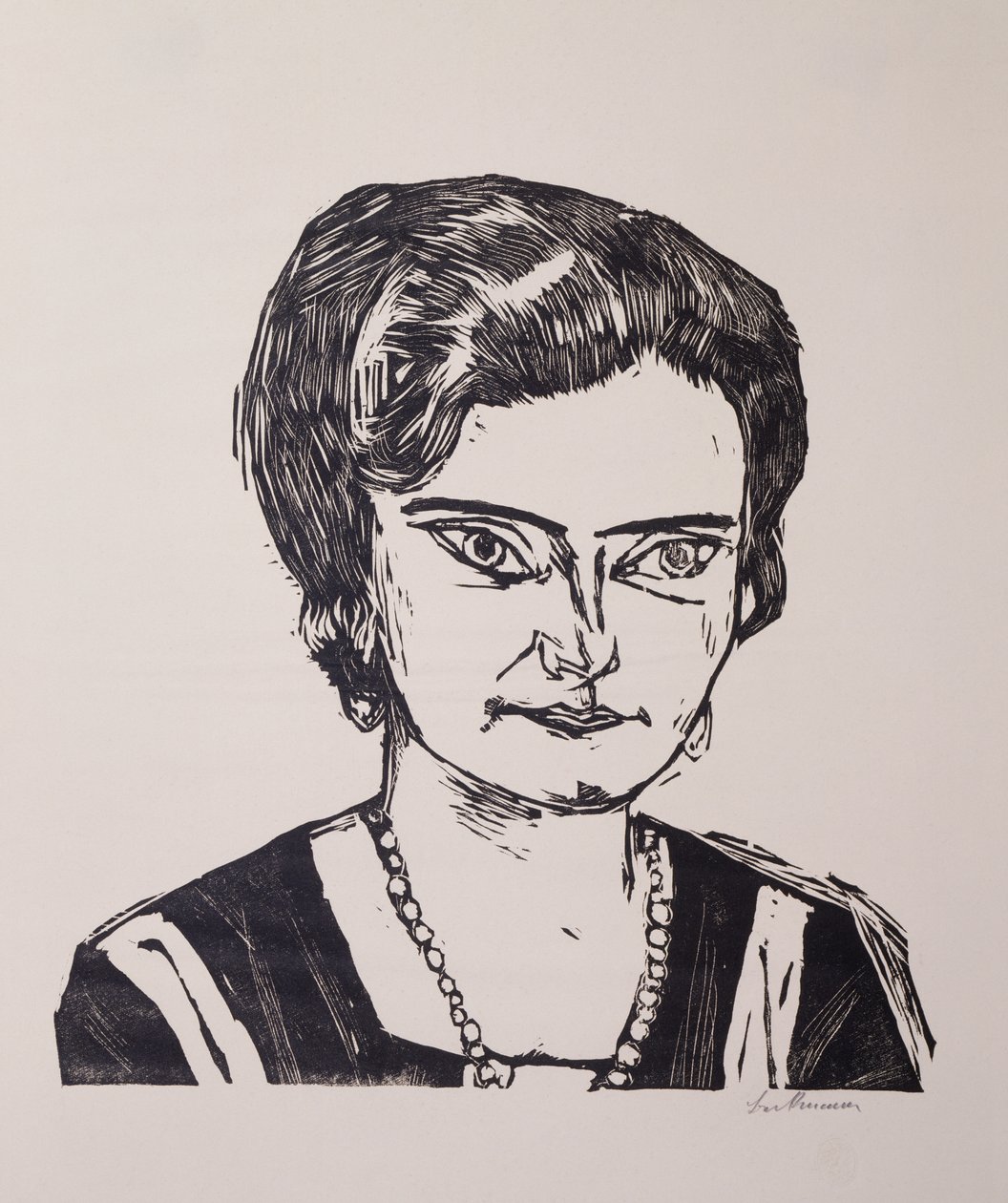 Retrato da Frau HM (Naila) de Max Beckmann
