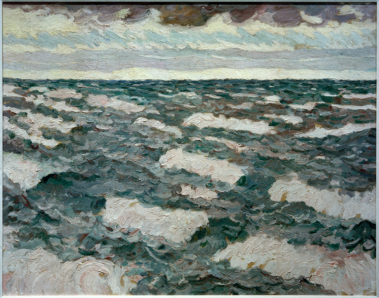 Lago à noite de Max Beckmann