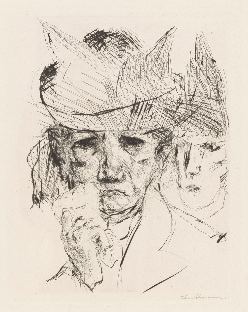 Mulher que chora de Max Beckmann