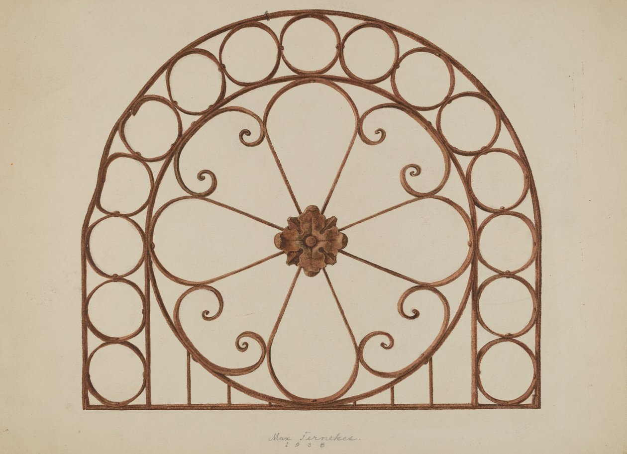 Arch Grill, 1938. de Max Fernekes