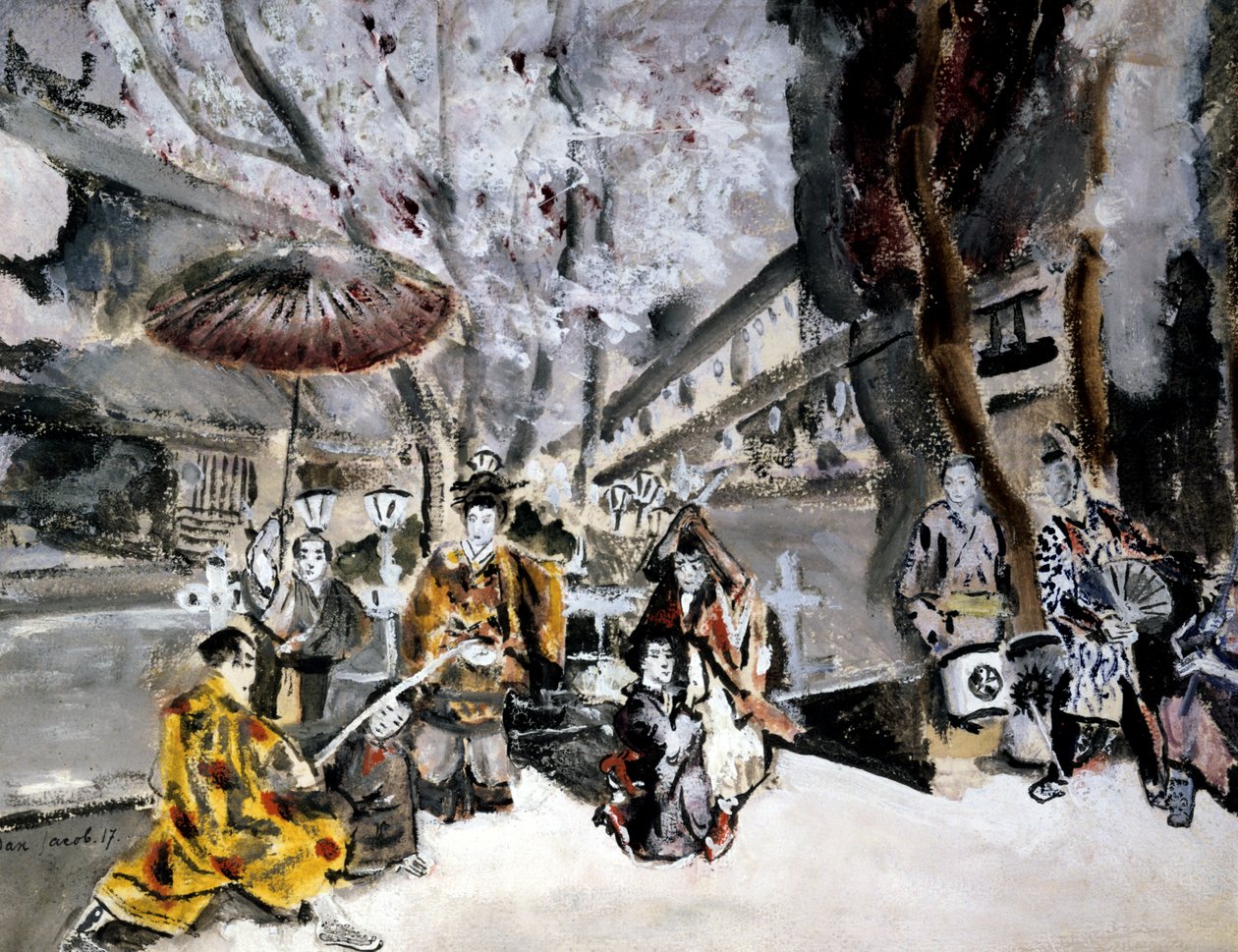 O jardim japonês, c1900-1944 de Max Jacob