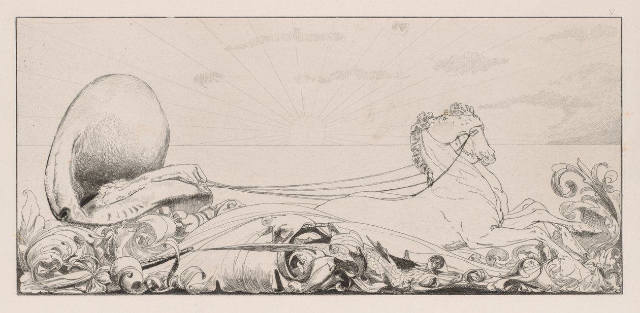 Uma luva: Triunfo, 1880. de Max Klinger