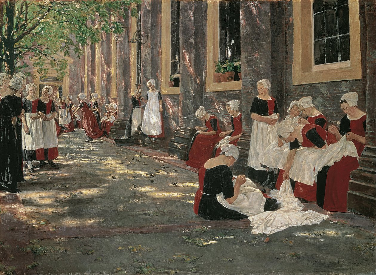 Período livre no orfanato de Amsterdã de Max Liebermann