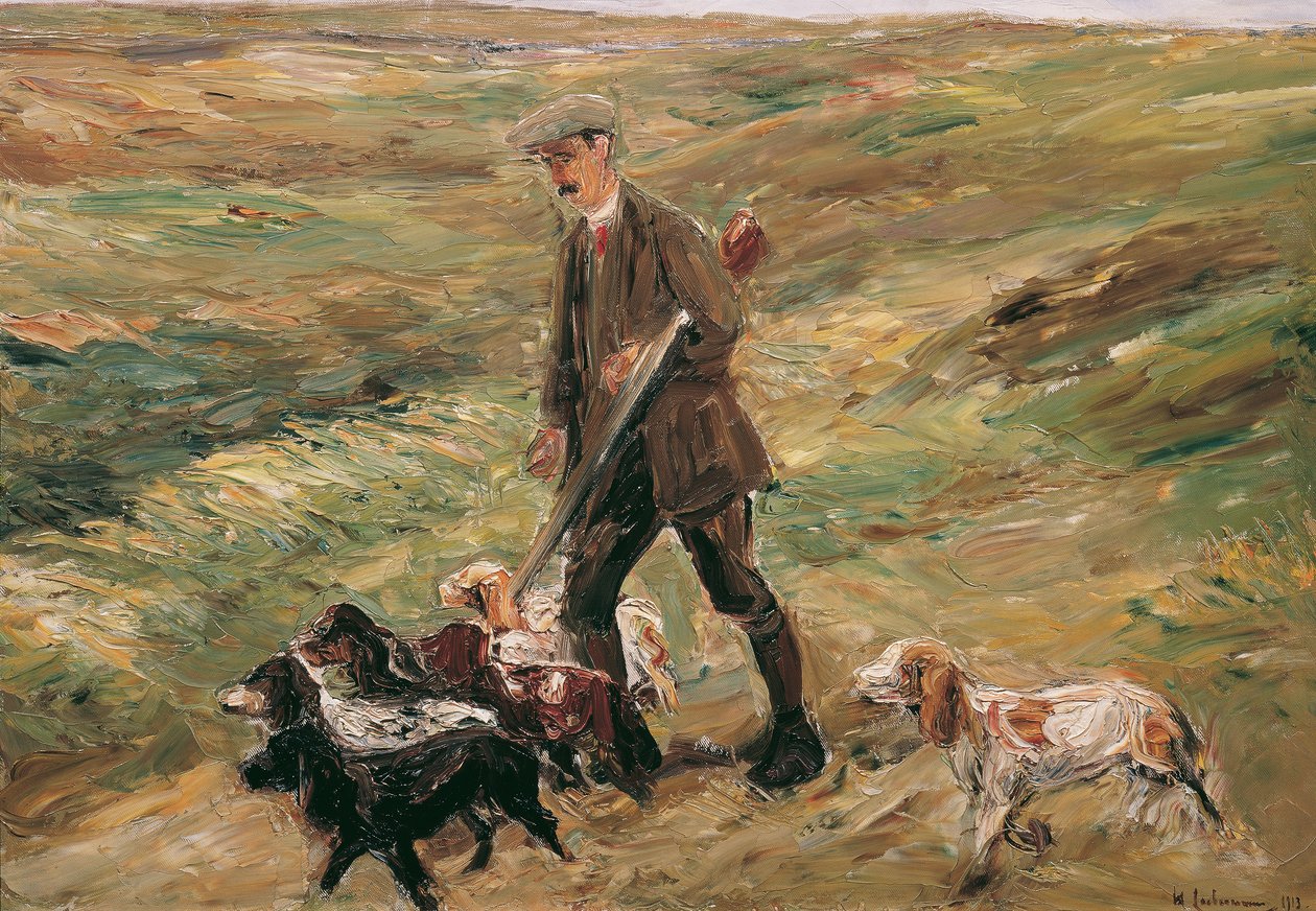 Caçadores nas Dunas de Max Liebermann