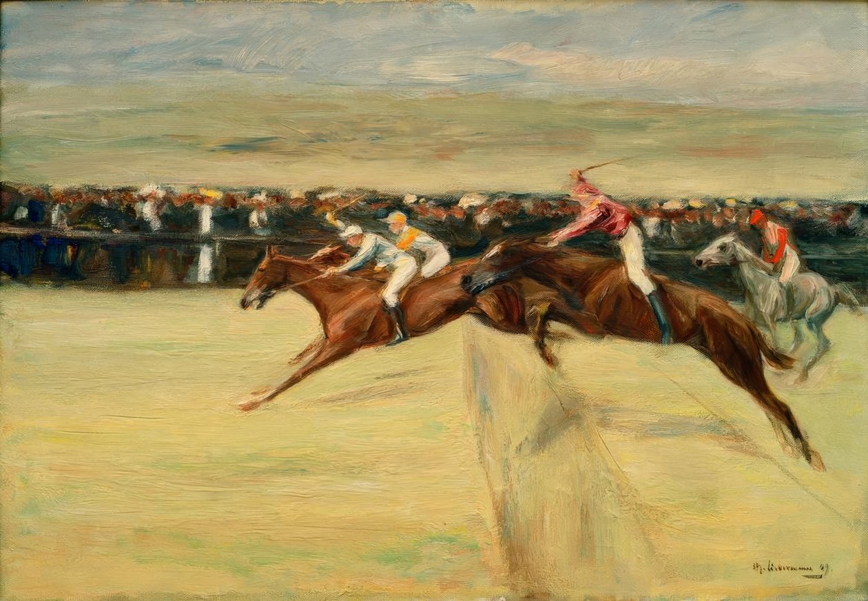 Corridas de cavalos nas Cascatas de Max Liebermann