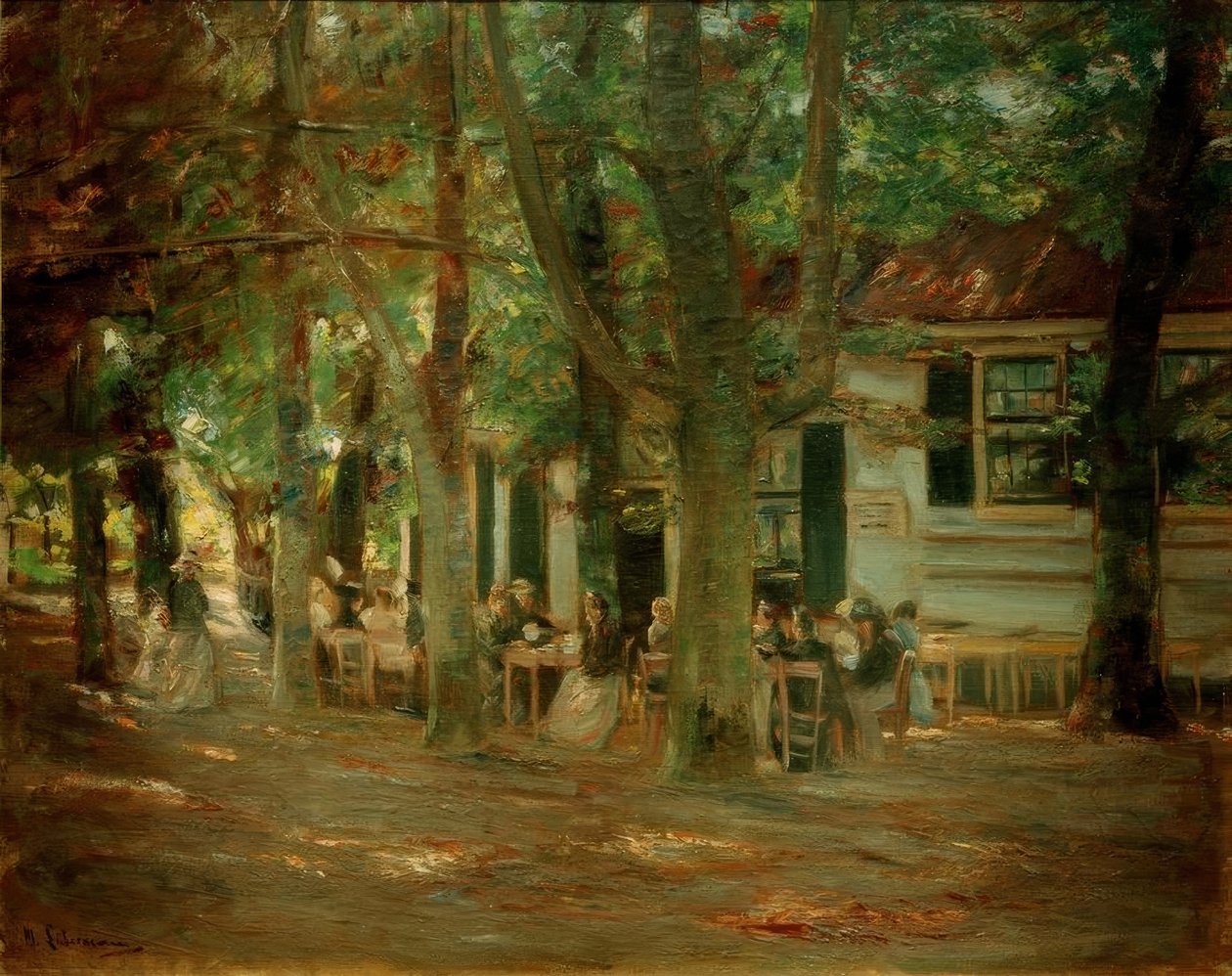 Wirtshaus em Overveen de Max Liebermann