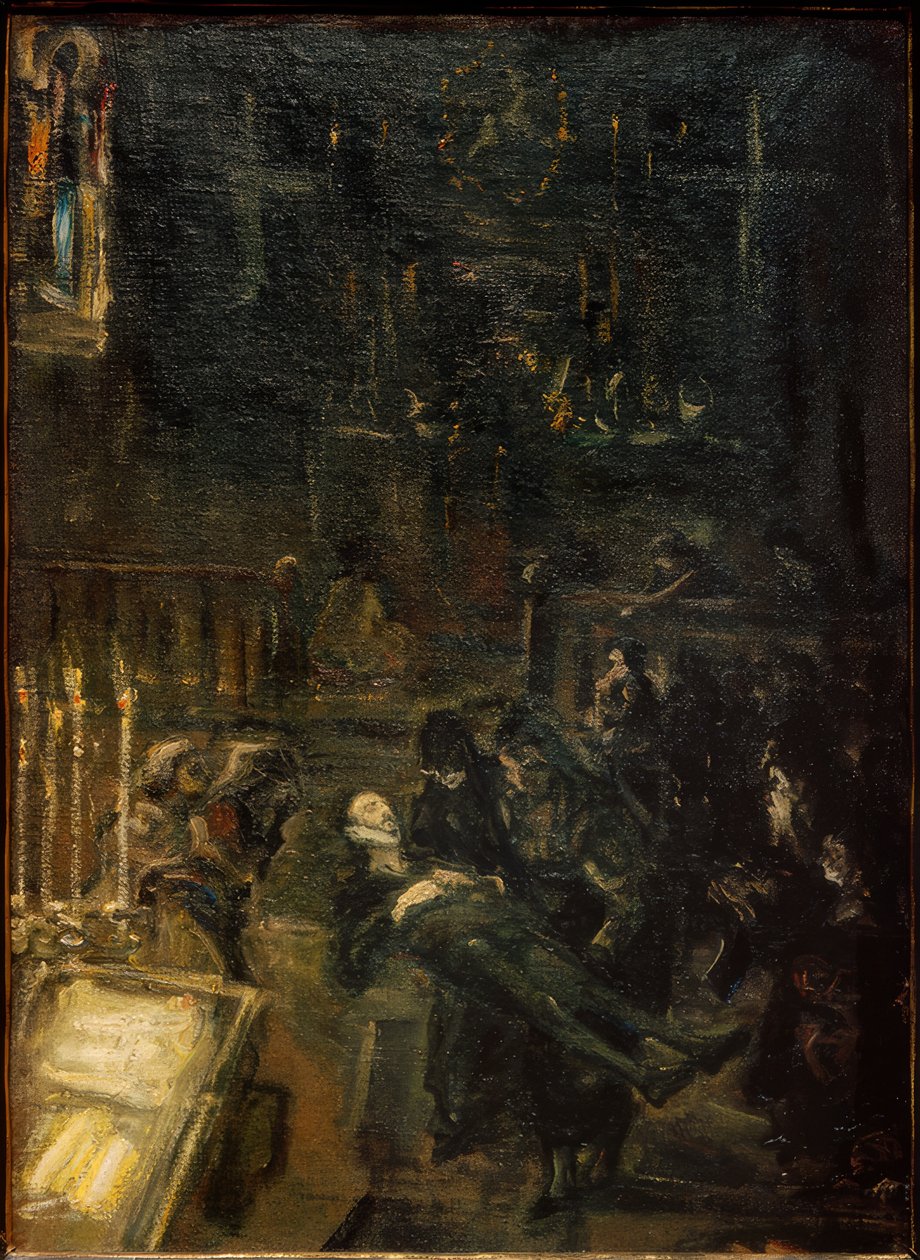 Aufbahrung Don Giovannis de Max Slevogt