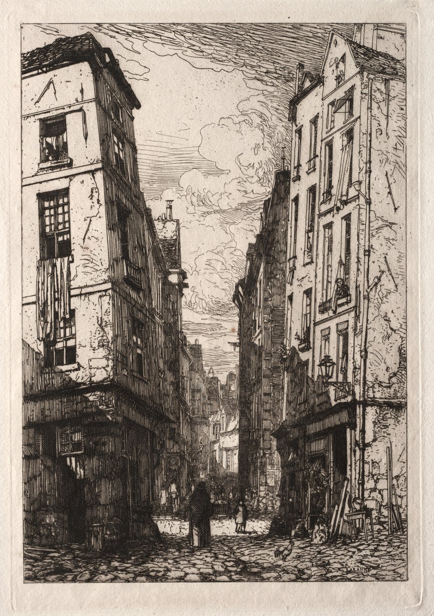 Rue des Marmousets (antiga Paris) de Maxime Lalanne