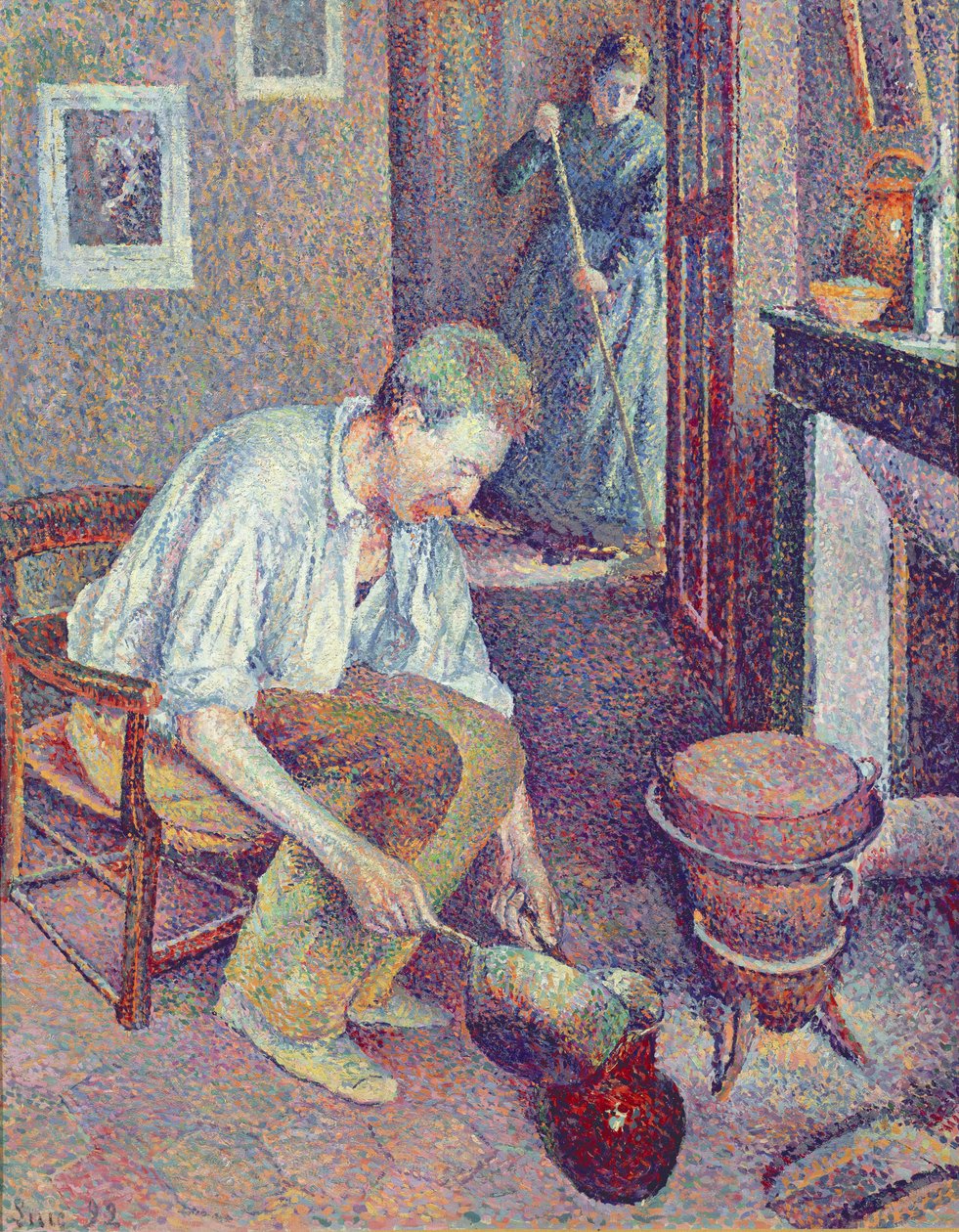 O café, 1892 de Maximilien Luce