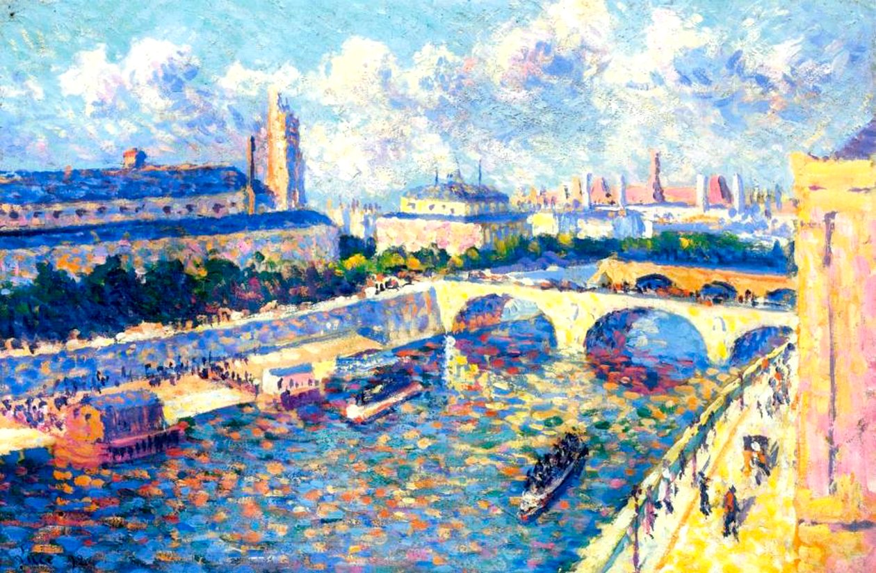 O Sena, Paris, 1892 de Maximilien Luce