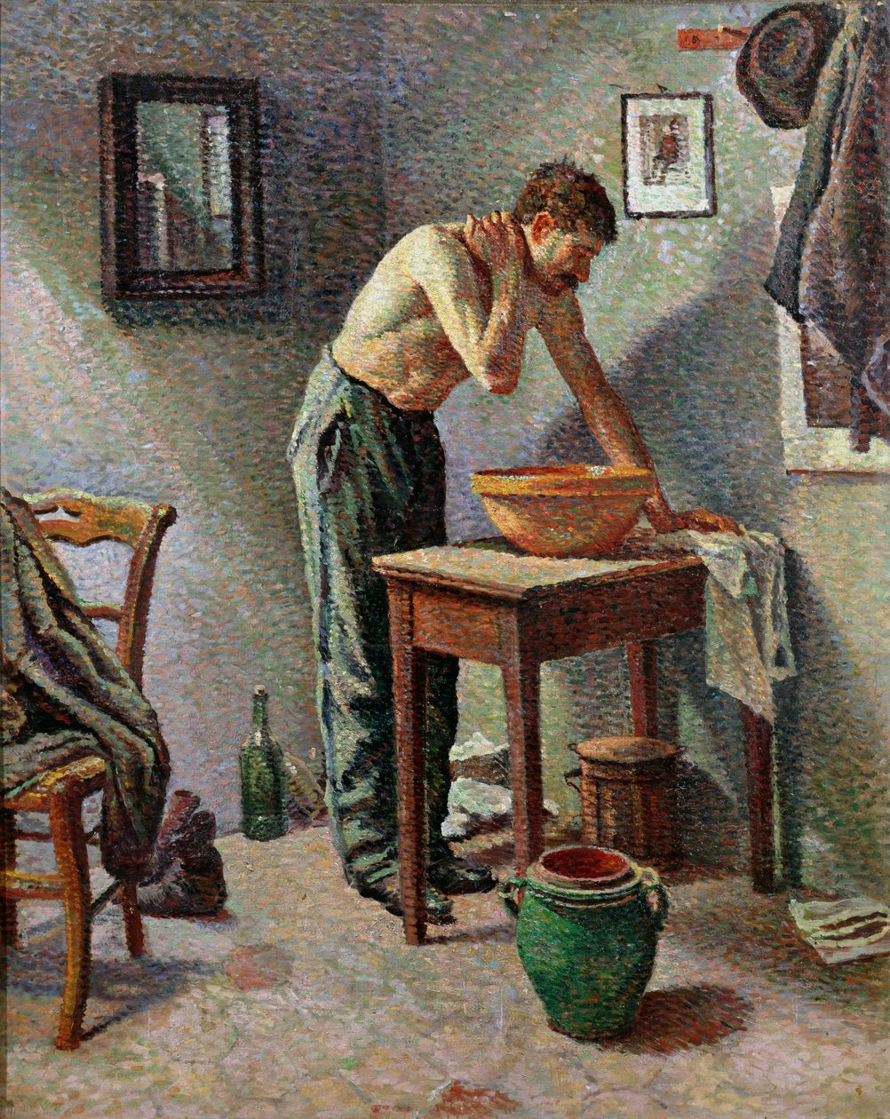 O banheiro, 1887 de Maximilien Luce