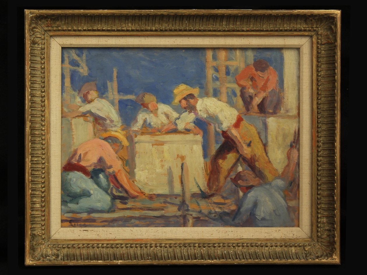 Trabalhadores, 1910 de Maximilien Luce