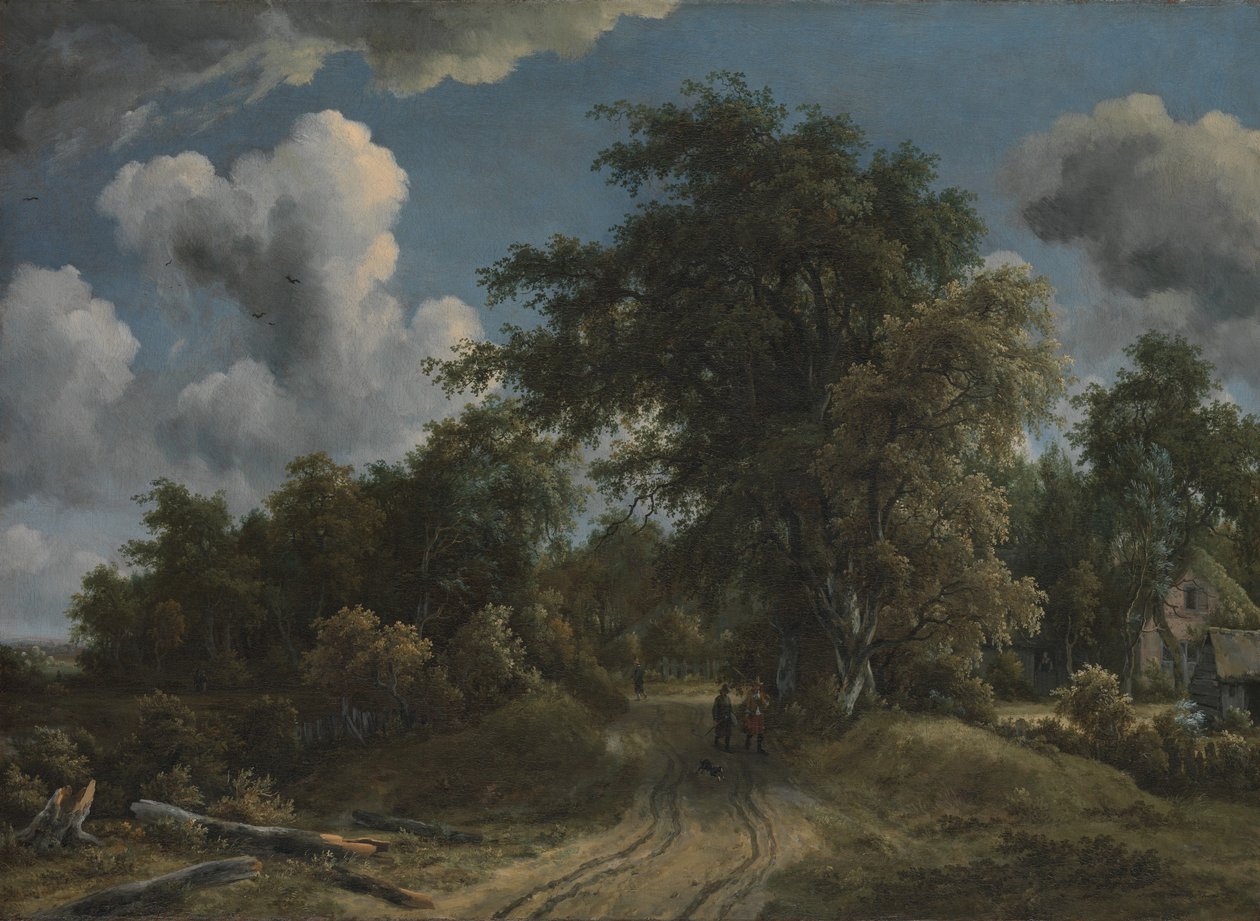 Woodland Road, ca. 1670 de Meindert Hobbema