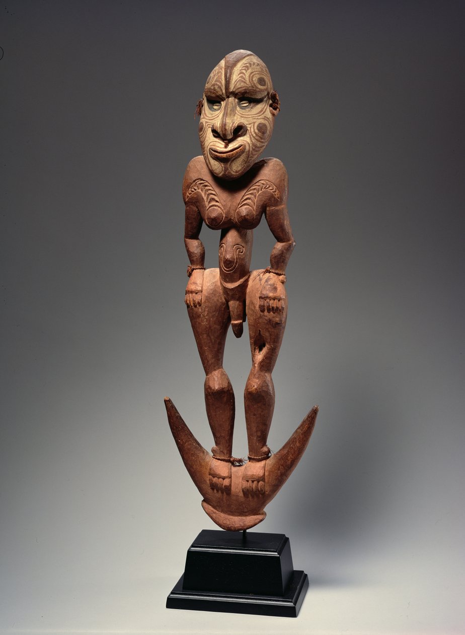 Figura em pé (madeira) de Melanesian