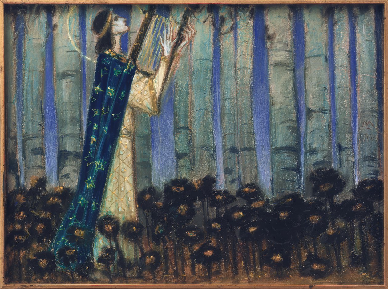 Orfeu (Vorstudie) de Melchior Lechter
