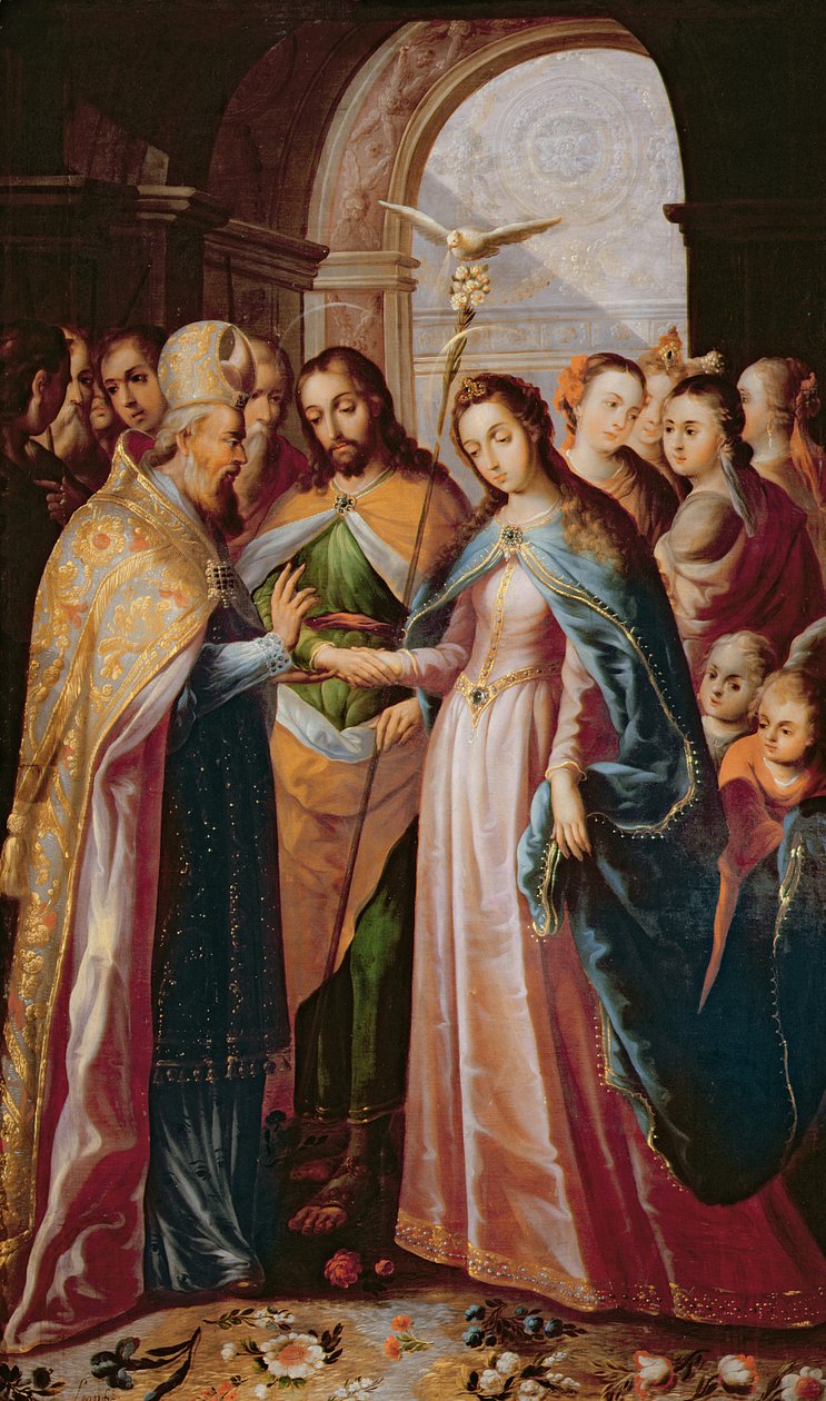 O casamento de Maria e José de Mexican School