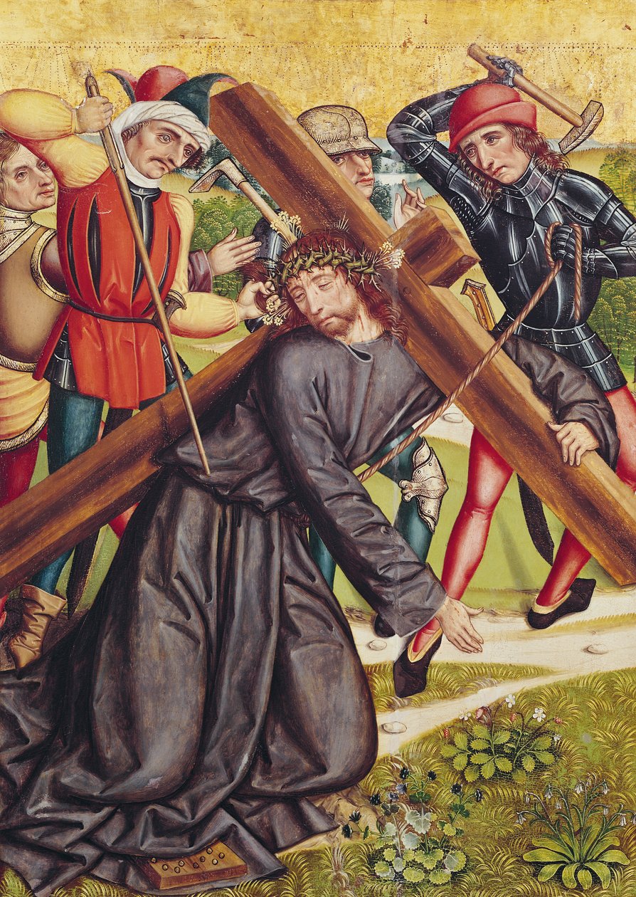 O transporte da cruz de Michael Wolgemut