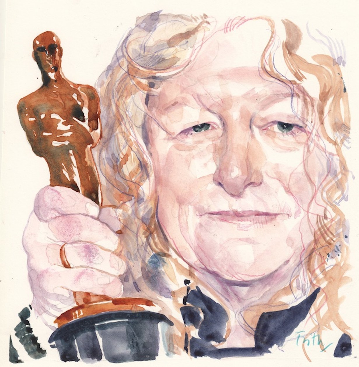 Jenny Beavan (aguarela) de Michael Frith