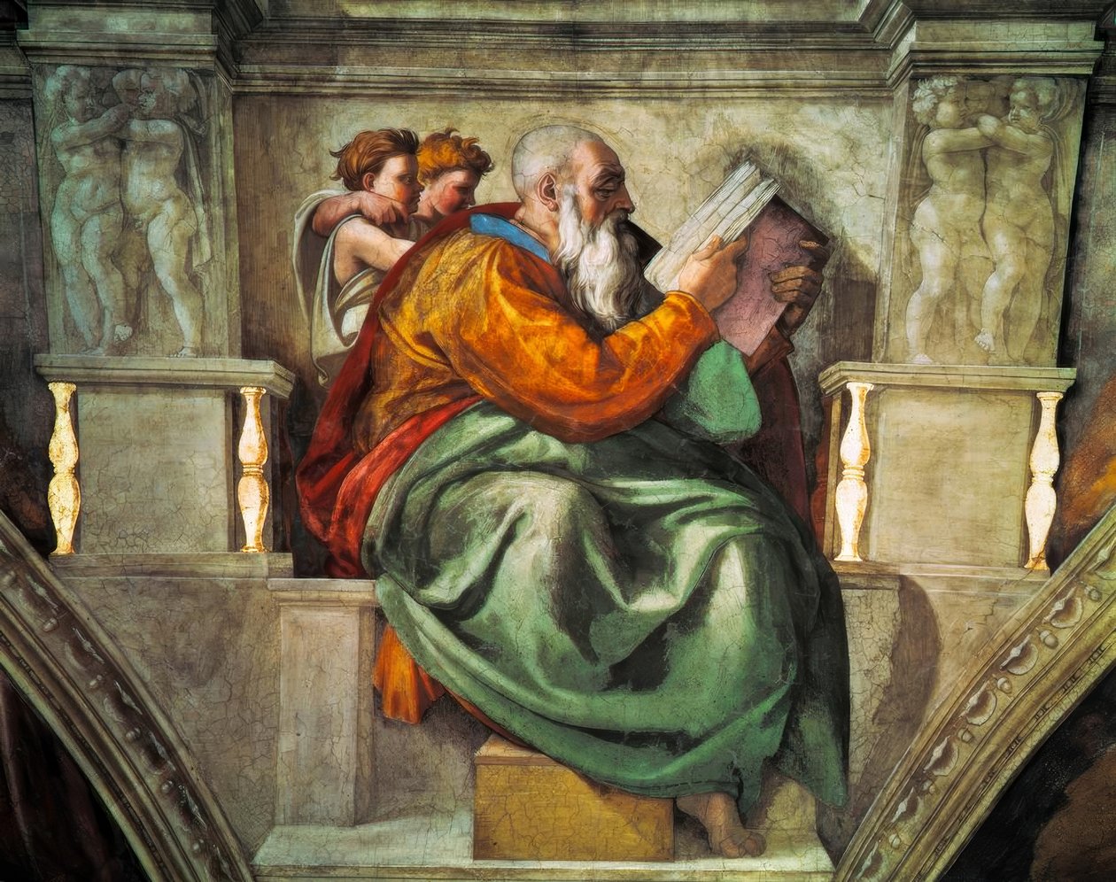 O profeta Zacarias | Michelangelo Buonarroti