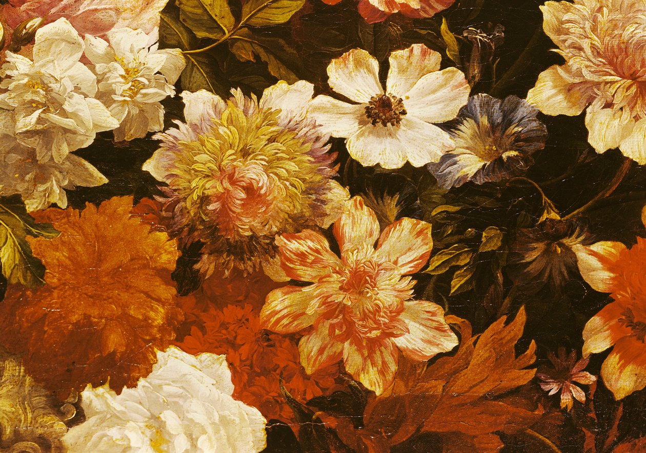 Detalhe de flores de Michelangelo Cerquozzi