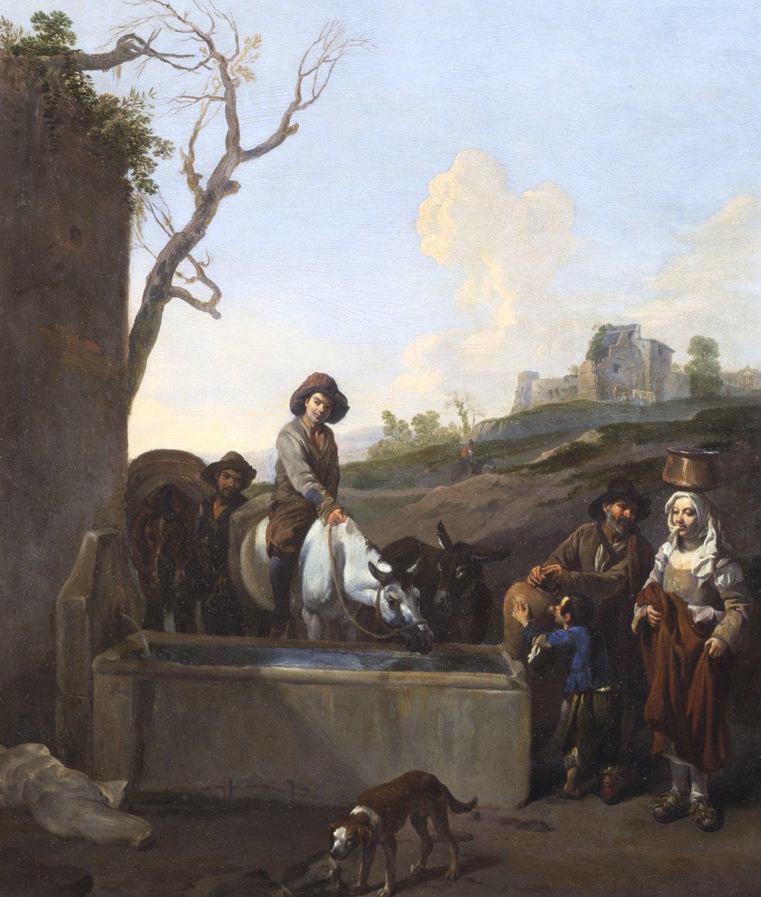Beber cocho de Michelangelo Cerquozzi