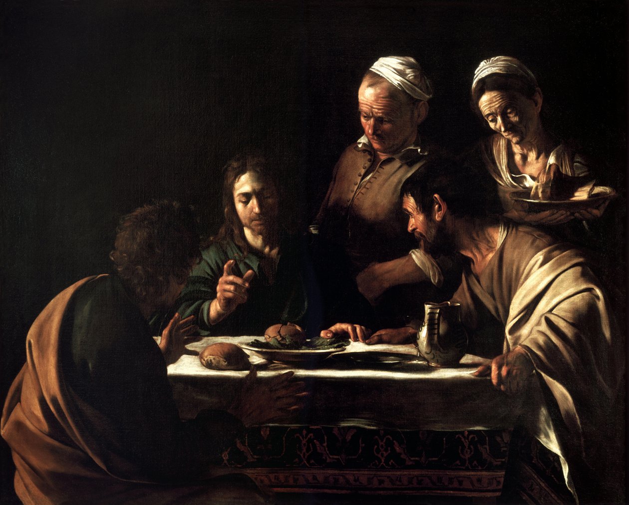 Ceia em Emaús de Michelangelo Merisi Caravaggio