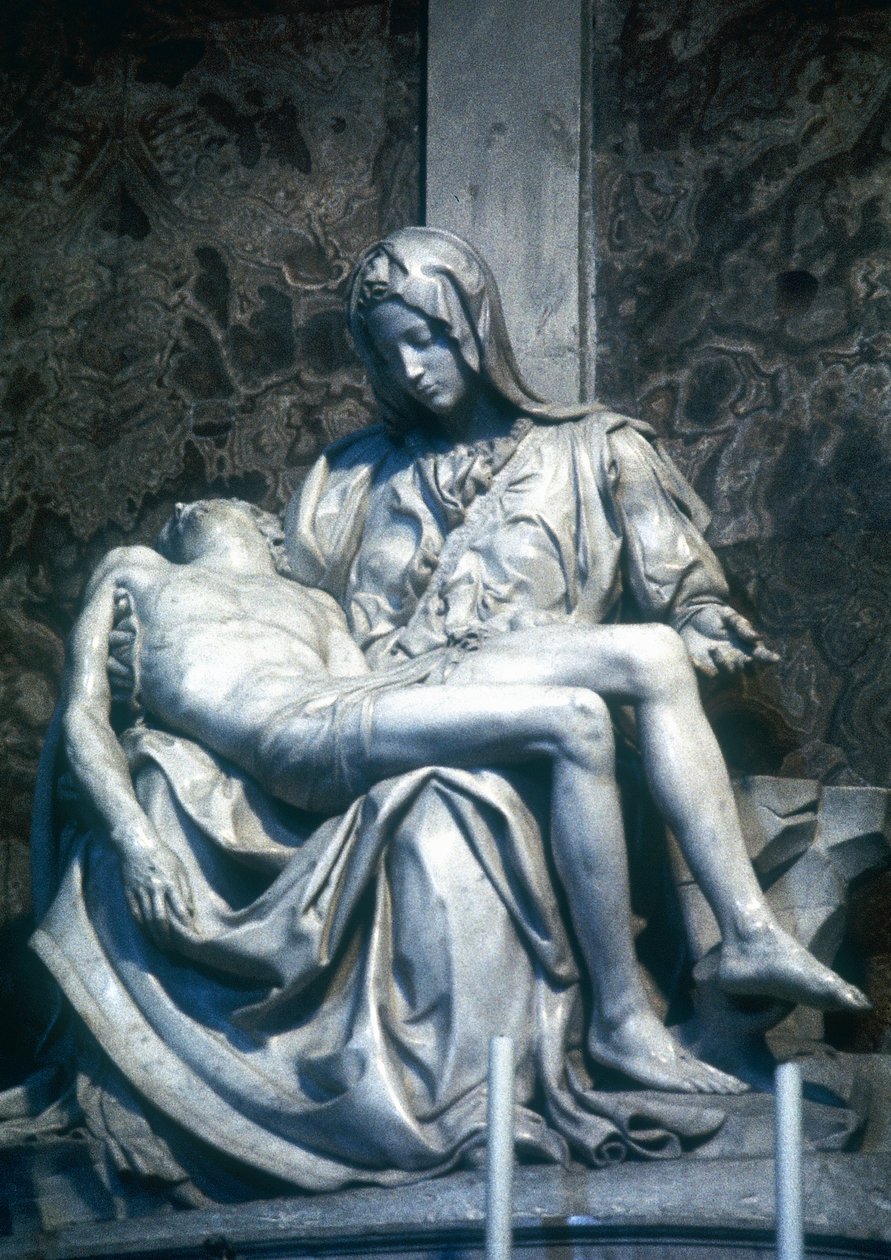 Pieta, 1498-1500 de Michelangelo Buonarroti