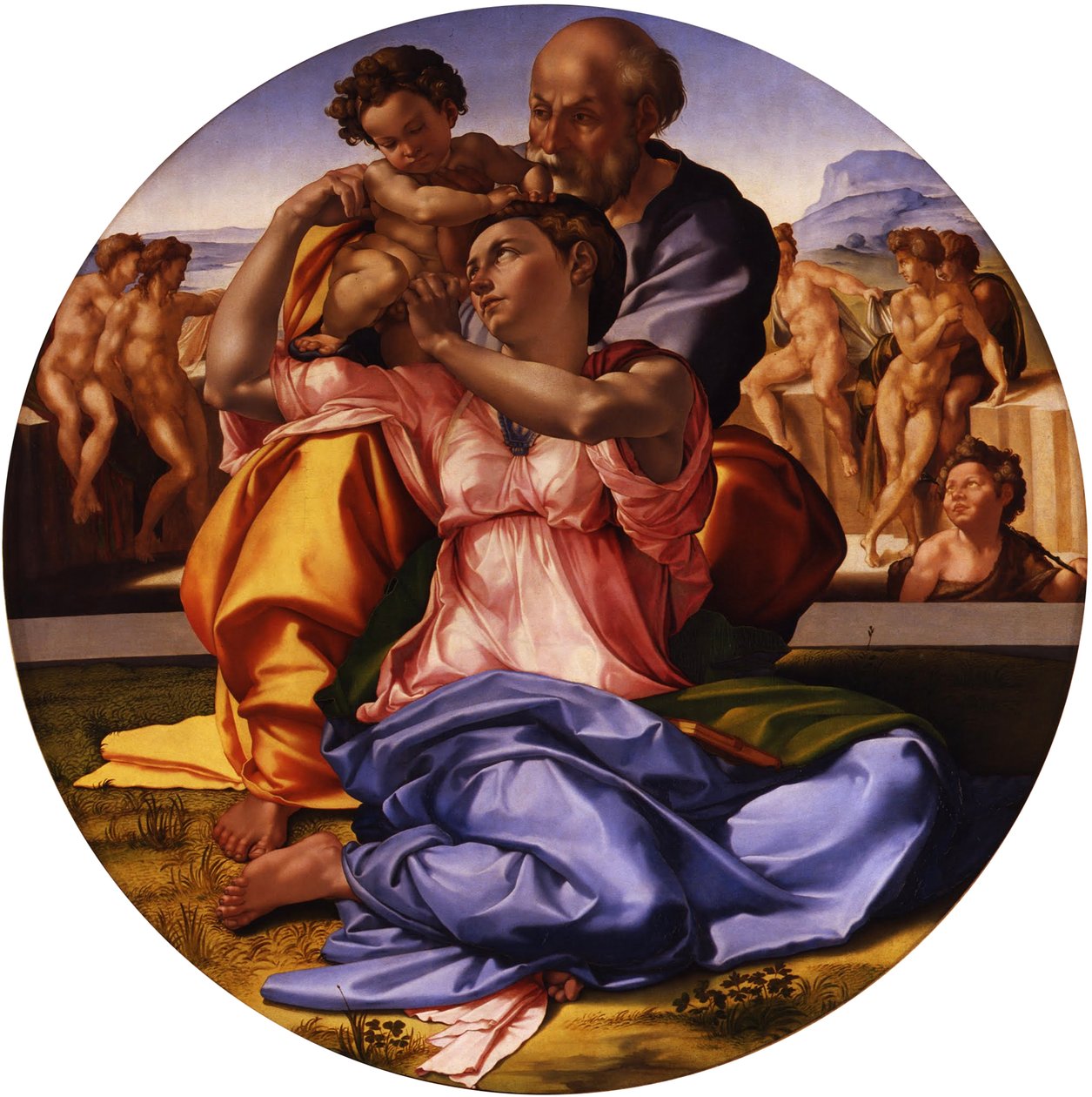 A Sagrada Família O Doni Tondo de Michelangelo Buonarroti
