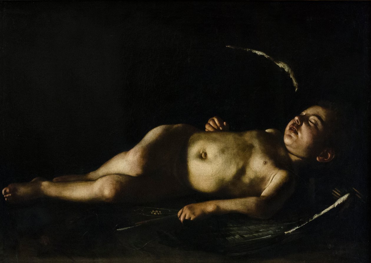 Cupido adormecido de Michelangelo Merisi da Caravaggio