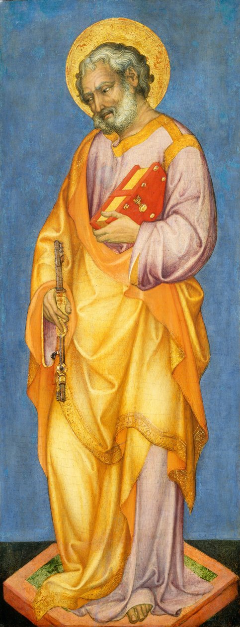 São Pedro, c. 14451450. de Michele Giambono