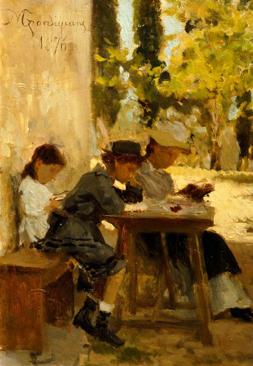 A família do Artista de Michele Gordigiani