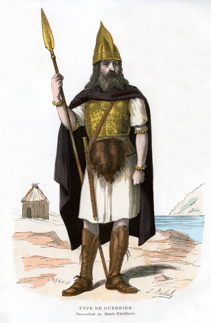 Guerreiro, possivelmente gaulês ou franco, 1882-1884. de Michelz