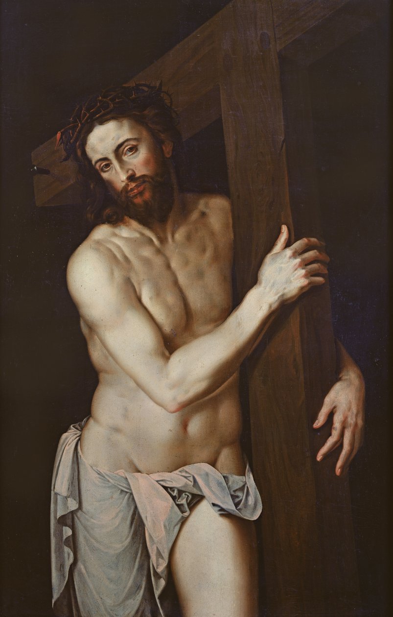 Cristo carregando a cruz de Michiel I Coxie or Coxcie