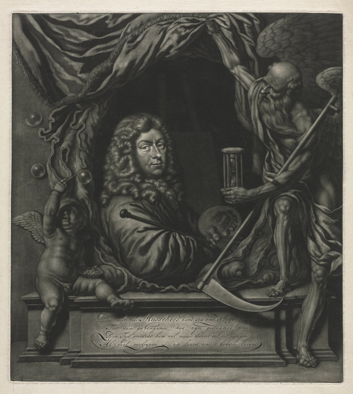 Auto-retrato de Michiel van Musscher
