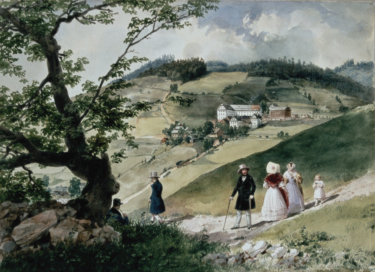 Passeio em Tabon de Miklós Barabás