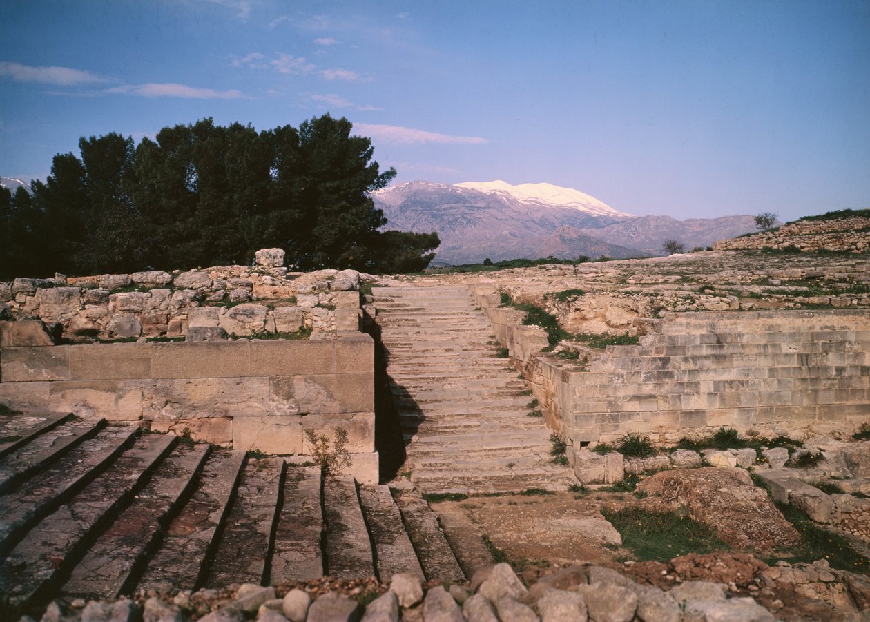 Vista do Palácio, c.1900-1700 aC de Minoan