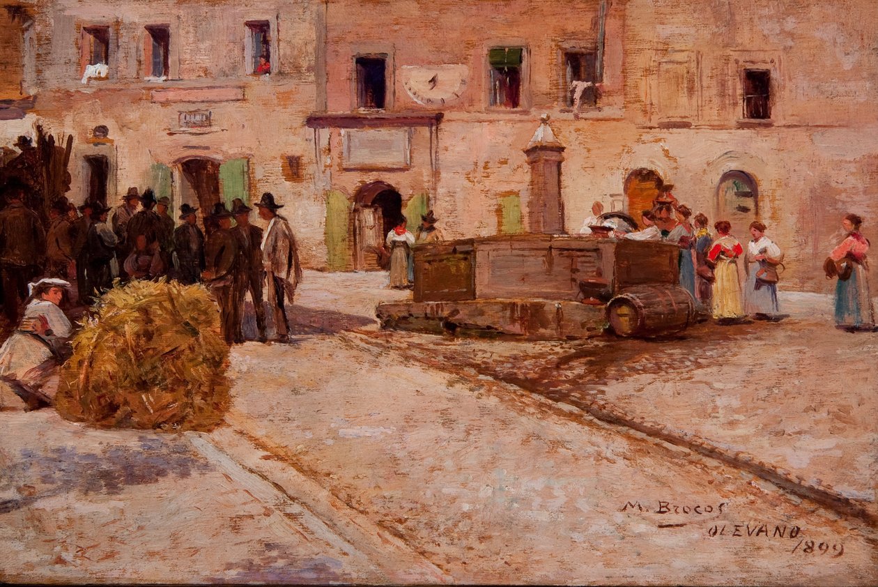 Olevano Romano, Itália de Modesto Brocos Gómez