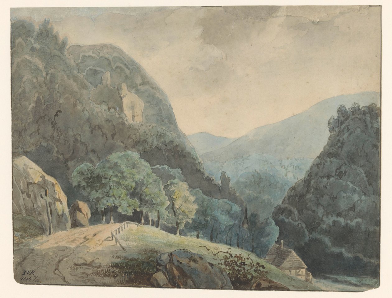 paisagem de montanha de Monogrammist IVR