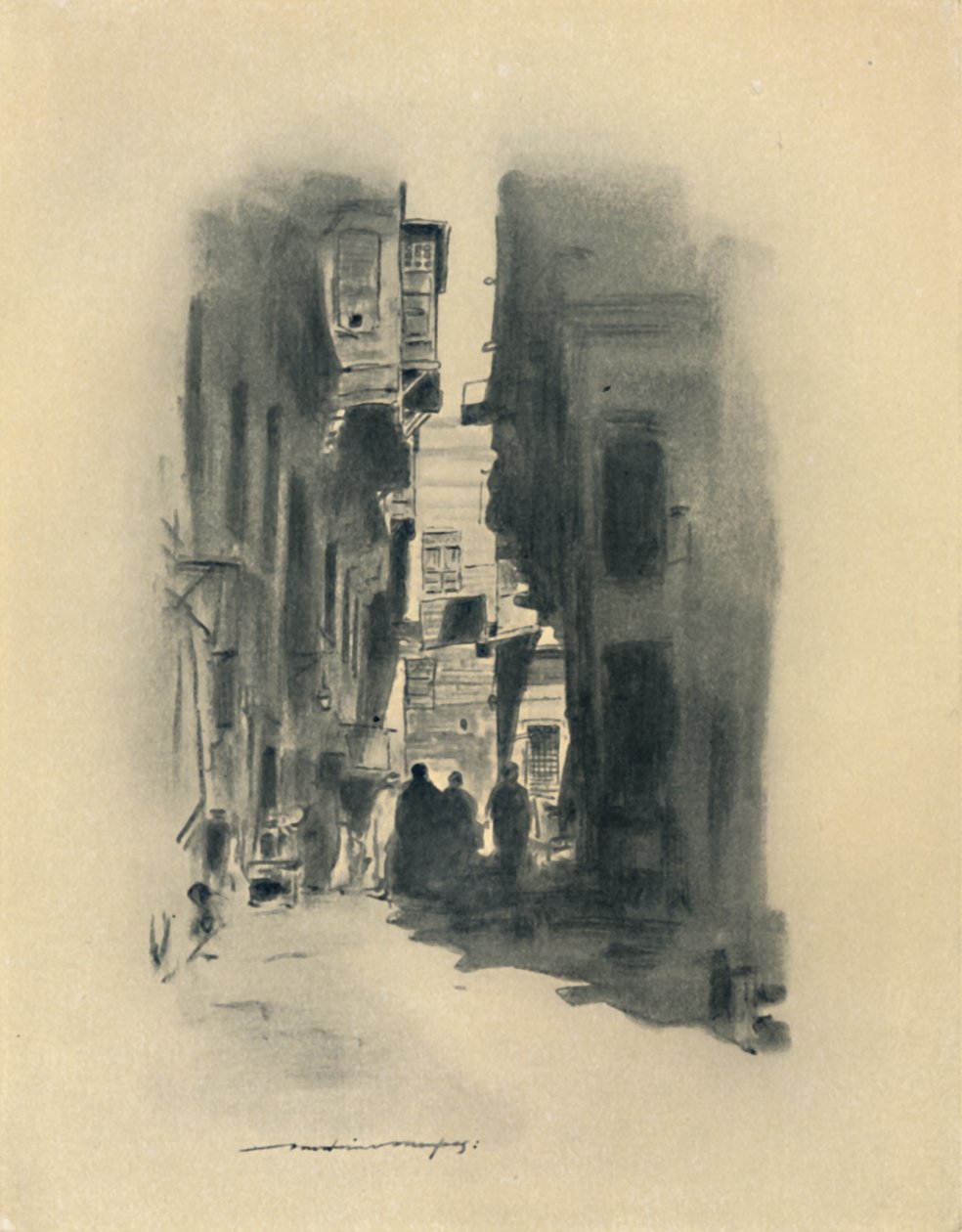 Rua do Cairo, 1903 de Mortimer L Menpes