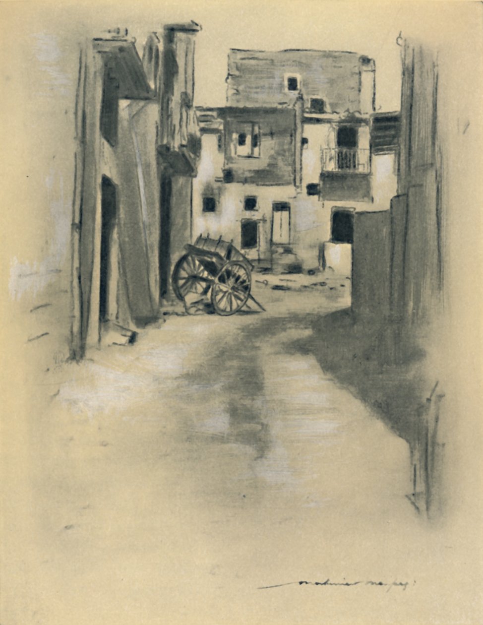 Casas Desertas, 1903 de Mortimer L Menpes
