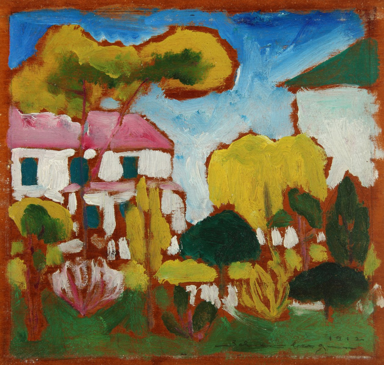 Paisagem, 1912 de Morton Livingston Schamberg