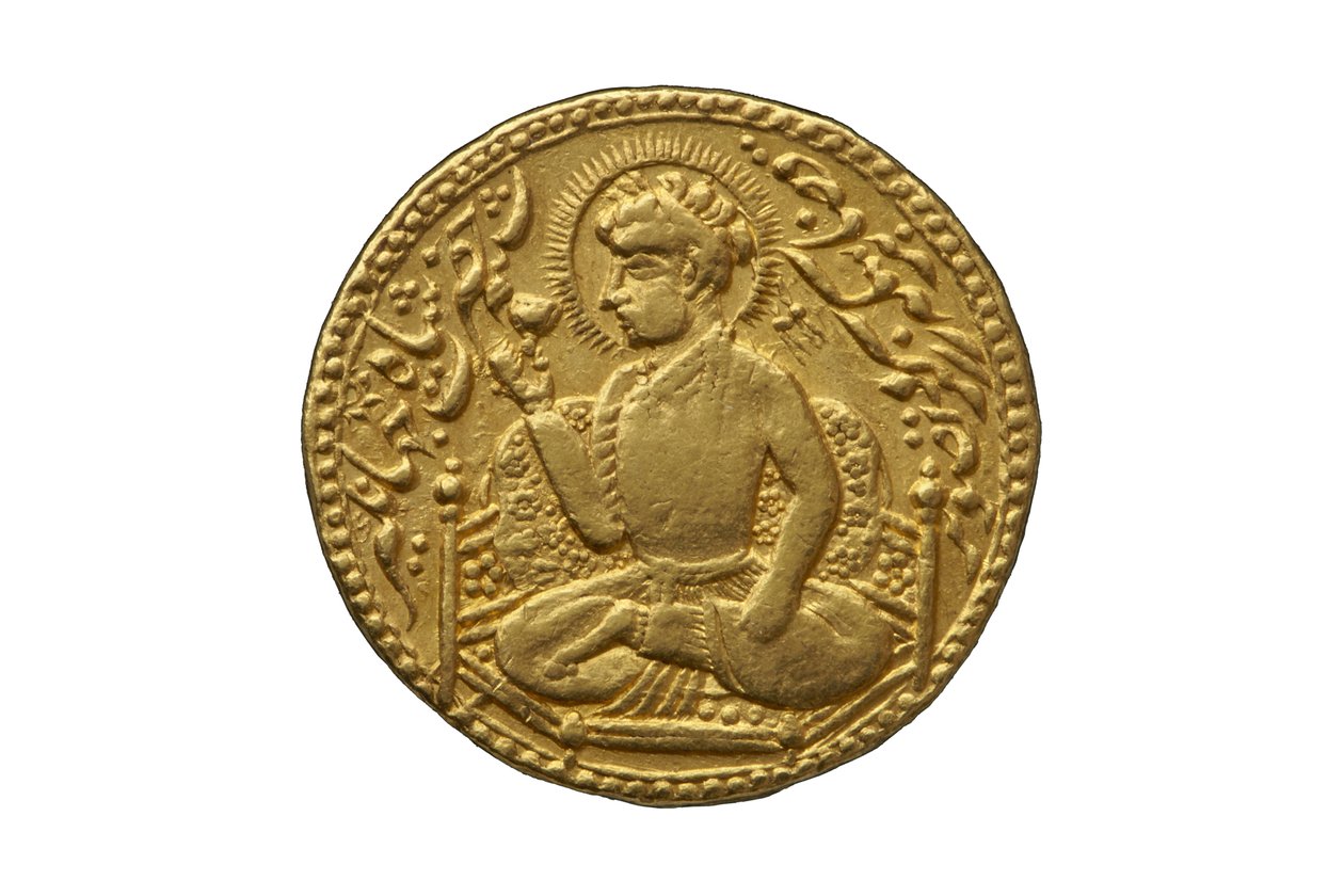Moeda Mughal (ouro) de Mughal School