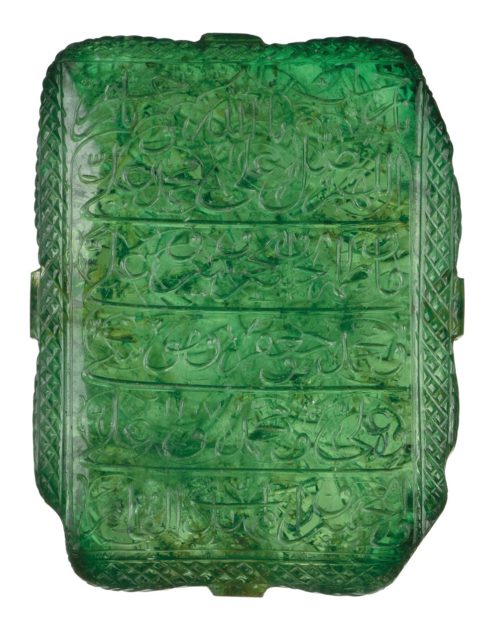 The Mughal Emerald, 1695-96 de Mughal School