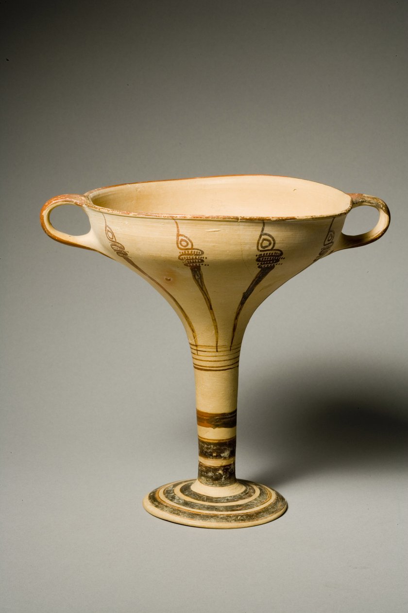 Kylix de caule (cerâmica) de Mycenaean
