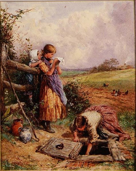 No Poço de Myles Birket Foster