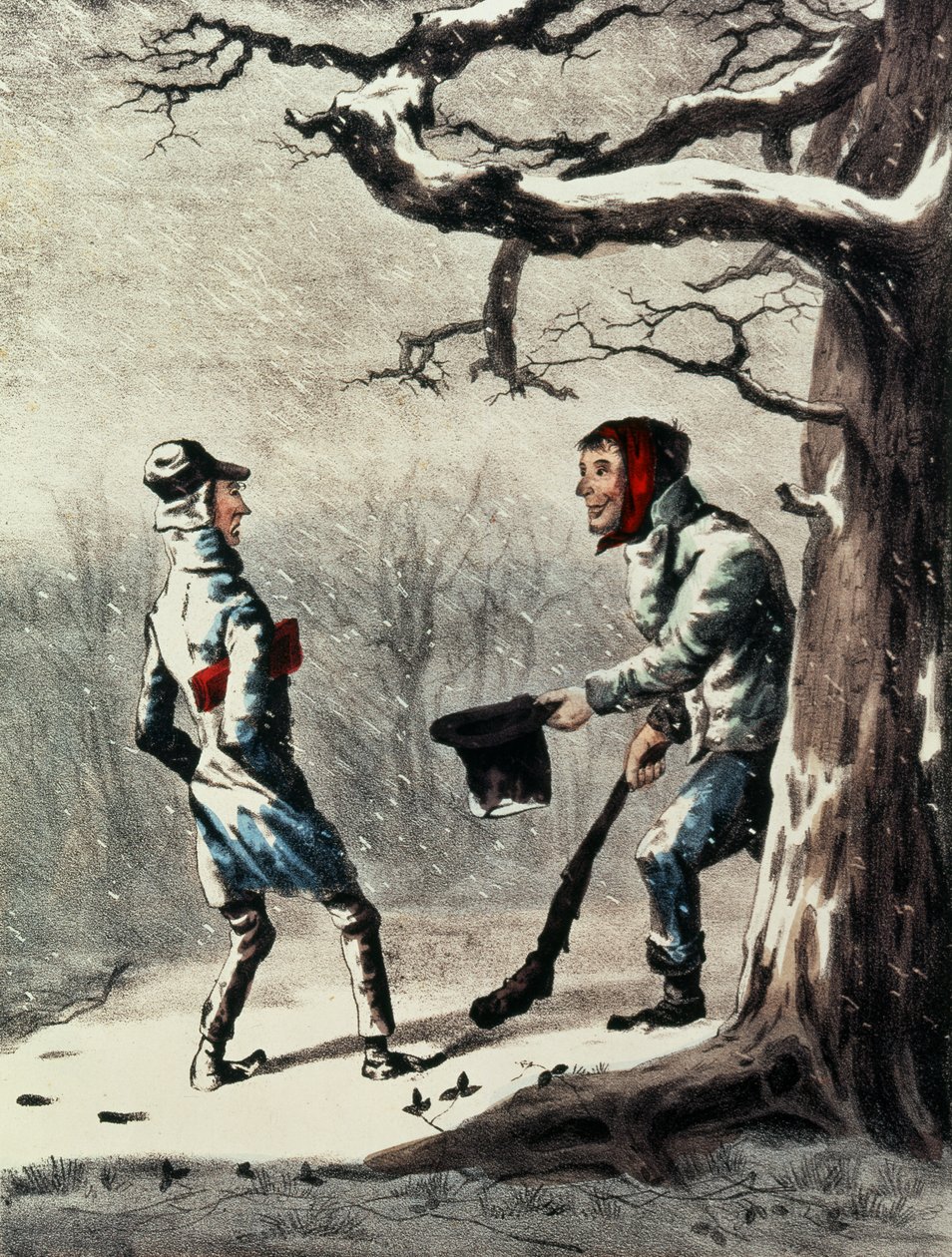 Feliz Ano Novo de N. and Ives, J.M. Currier