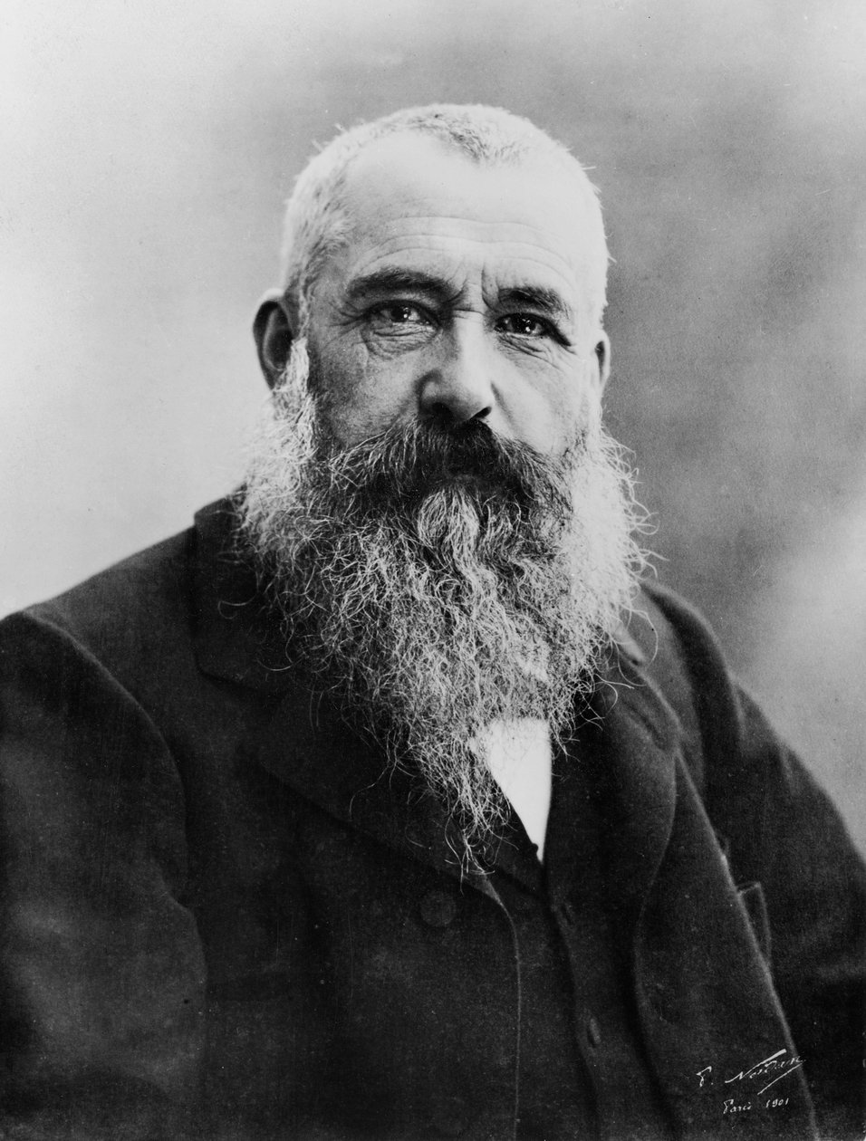Retrato de Claude Monet, 1901 de Nadar