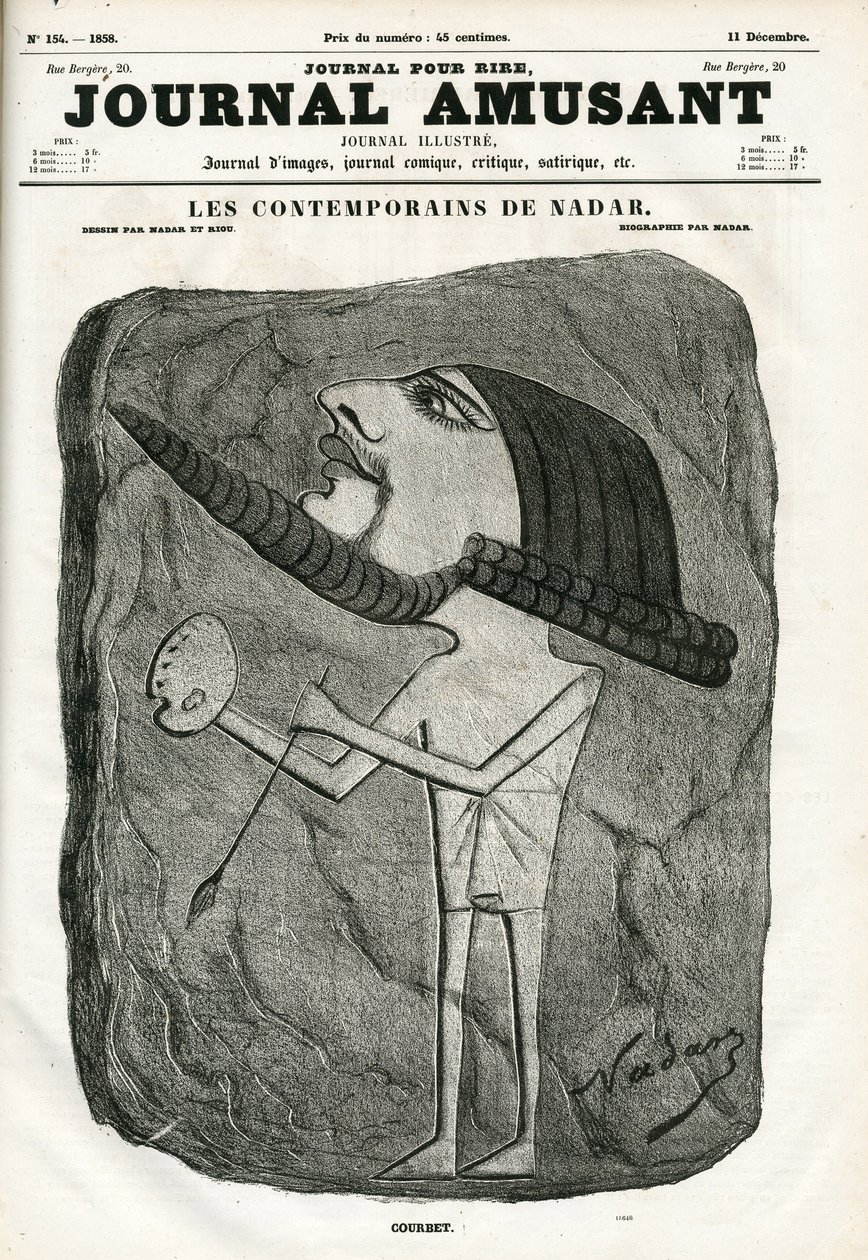 Capa do "The Fun Journal". de Nadar