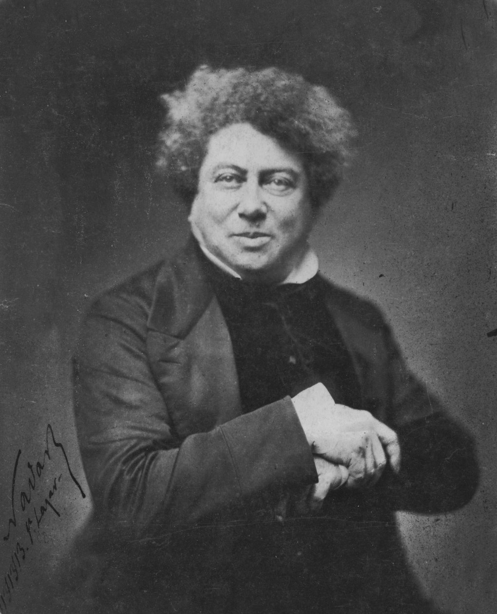 Retrato de Alexandre Dumas, 1855 de Nadar